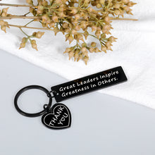 Load image into Gallery viewer, Boss Day Gifts Keychain for Female Male Boss Leader Employers Thank You Appreciation Gifts for Boss Retirement Farewell Birthday Gifts for Women Men Boss Lady from Coworkers Colleagues
