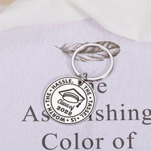 Load image into Gallery viewer, Class of 2022 Graduation Gifts for Him Her Senior 2022 High School College Graduation Gifts for Boys Girls Grad 8th Grade PhD Graduation Gifts for Son Daughter The Tassel is Worth The Hassle Keychain

