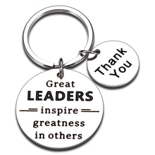 Load image into Gallery viewer, Boss Day Gift Keychain for Men Women Leaders Appreciation Gift for Boss Manager Leader Boss Lady Supervisor PM Thank You Retirement Gift for Friend Goodbye Farewell Gift for Him Her Birthday Christmas
