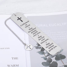 Load image into Gallery viewer, Christmas Baptism Gift for Teen Girl Boy Catholic Confirmation Gift for Women Birthday Christian Bible Verse Bookmark Gift for Godson Goddaughter Religious Gift for Church First Communion Gift Bulk
