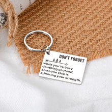 Load image into Gallery viewer, Inspirational Birthday Gifts for Women Men Best Friends Key Chain for Son Daughter Teacher Nurse Gifts for Coworker Leaving Employee Appreciation Stress Relief Cheer Up Gifts Stocking Stuffers
