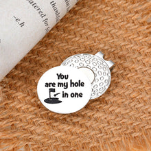 Load image into Gallery viewer, Christmas Stocking Stuffers for Men Valentine&#39;s Day Gifts for Him Golf Lover Gifts Golf Accessories for Men Golf Ball Marker for Husband Boyfriend Birthday Father‘s Day Golfer Magnetic Hat Clip
