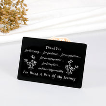 Load image into Gallery viewer, Coach Thank You Gifts for Women Men Friend Mentor Bosses Day Wallet Inset Card for Teacher Pastor Employee Appreciation Gifts for Coworkers Baseball Tball Softball Football Coach Appreciation Keepsake
