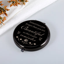 Load image into Gallery viewer, Delujouberst Stocking Stuffers for Women Daughter Girls Compact Makeup Mirror Birthday Thanksgiving Valentines Day Gift for Mom Wife Girlfriend Inspirational Gift for Her Friend Sister Nurse Female
