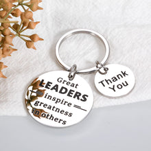 Load image into Gallery viewer, Boss Day Gift Keychain for Men Women Leaders Appreciation Gift for Boss Manager Leader Boss Lady Supervisor PM Thank You Retirement Gift for Friend Goodbye Farewell Gift for Him Her Birthday Christmas
