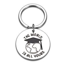 Load image into Gallery viewer, 2022 College Graduation Gifts for Her Him, Class of 2022 High School Graduation Gifts for Son Daughter Friend, Law Nursing School Graduation Gift for Graduate, PhD Master Degree Graduation Keychain
