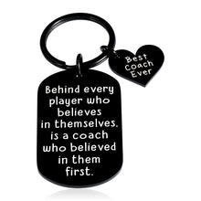 Load image into Gallery viewer, Coach Thank You Gifts for Basketball Coach Sport Coach Cheer Coach Gift Keychain for Soccer Football Coach Volleyball Baseball Coach Retirement Christmas Going Away Gift for Coach Appreciation Keyring
