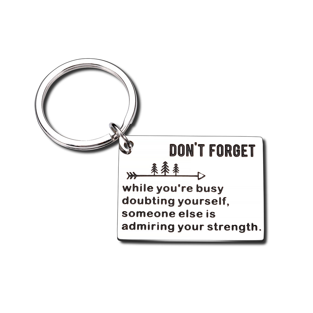 Inspirational Birthday Gifts for Women Men Best Friends Key Chain for Son Daughter Teacher Nurse Gifts for Coworker Leaving Employee Appreciation Stress Relief Cheer Up Gifts Stocking Stuffers