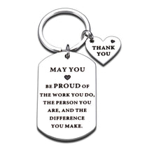 Load image into Gallery viewer, Coworker Leaving Going Away Gifts for Farewell New Job Promotion Retirement Gifts for Colleague Coworker Work Bestie Employee Appreciation Day Gifts Inpsirational Gift for Women Men Thank You Keychain
