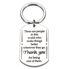 Load image into Gallery viewer, Boss Day Thank You Keychain Gifts for Women Men, Appreciation Gift for Coworker Employee, Farewell Going Away Leaving Gift for Boss Friend Retirement Birthday Thanksgiving Christmas Gift for Him Her
