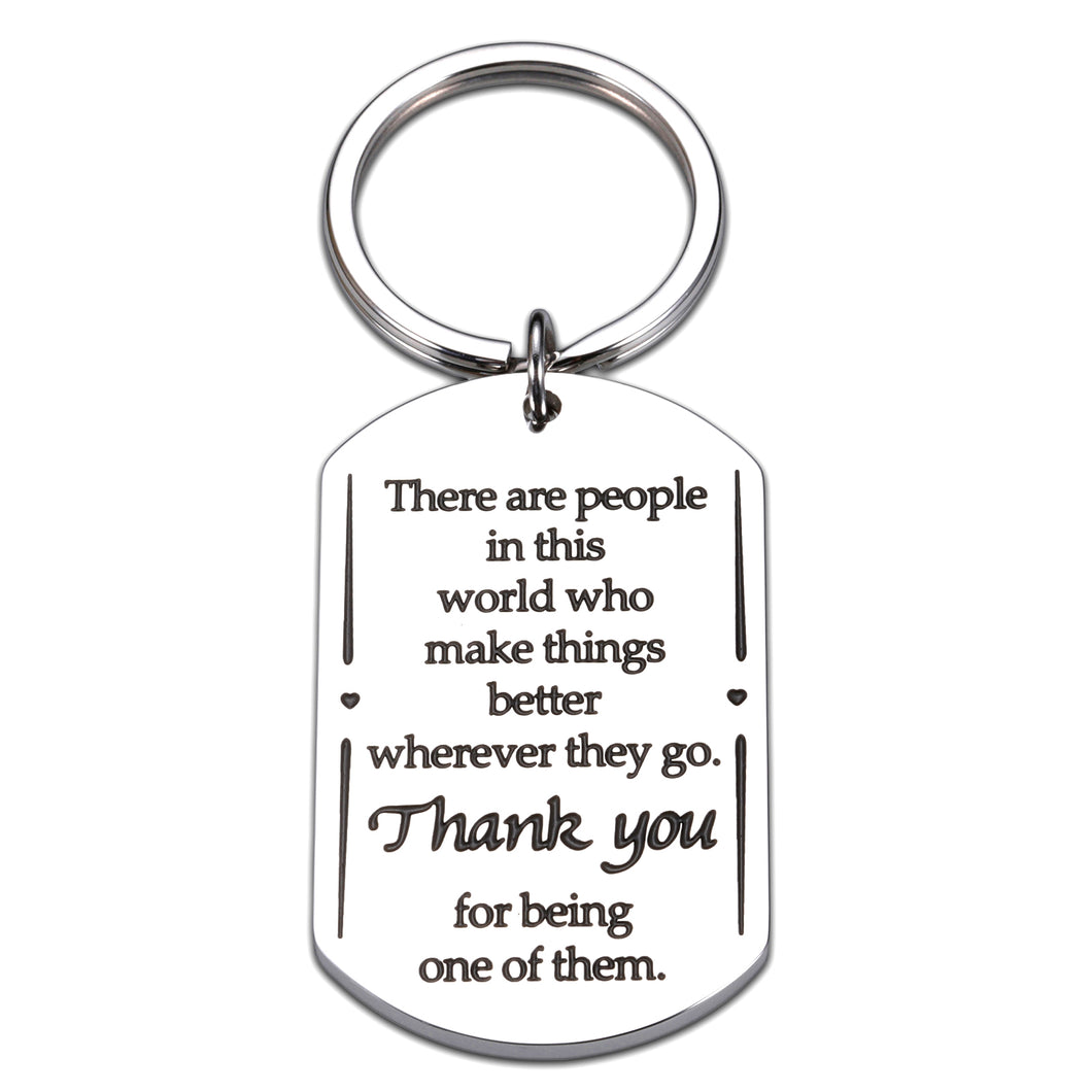 Boss Day Thank You Keychain Gifts for Women Men, Appreciation Gift for Coworker Employee, Farewell Going Away Leaving Gift for Boss Friend Retirement Birthday Thanksgiving Christmas Gift for Him Her