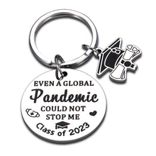 Load image into Gallery viewer, Christmas Stocking Stuffer Gifts for Teen Boys Girls Son Daughter Inspirational Keychain Graduation Gifts for Him Her 2023 Grad Ph.D. Master Degree Gifts for College Senior High School Nurse Students
