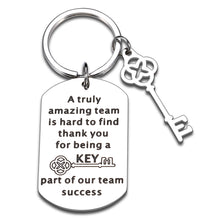 Load image into Gallery viewer, Appreciation Gifts for Employees Coworker, Boss Day Thank You Gifts Keychain for Women Men, Office Staff Colleague Friend Leaving Farewell Going Away Birthday Christmas Retirement Gift for Male Female
