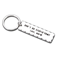 Load image into Gallery viewer, Funny Gifts Keychain for Son Daughter Birthday Christmas Stocking Stuffers Gifts for Teens Boys Teenage Girls Boys Gift Ideas Bonus Son Daughter Gift from Mom Mother Graduation Gifts
