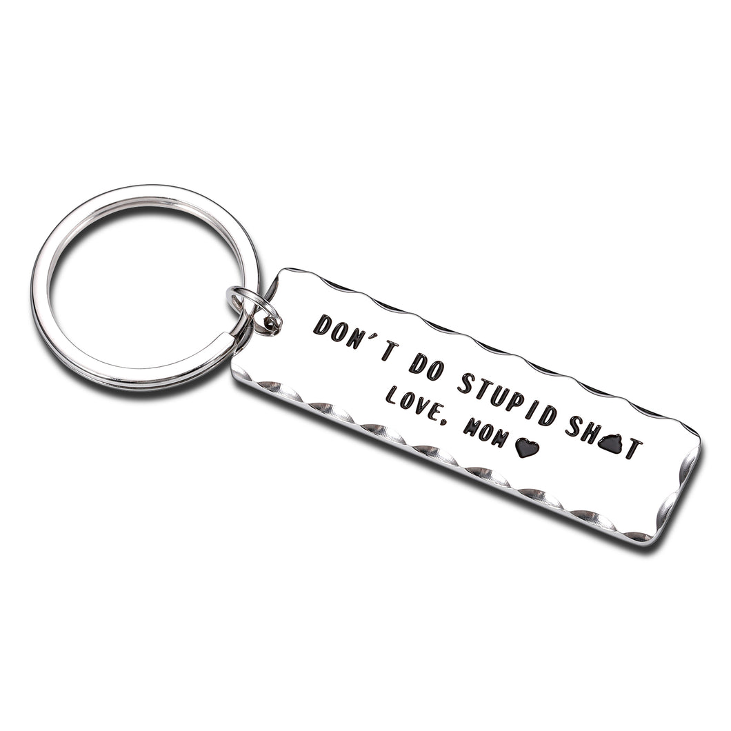 Funny Gifts Keychain for Son Daughter Birthday Christmas Stocking Stuffers Gifts for Teens Boys Teenage Girls Boys Gift Ideas Bonus Son Daughter Gift from Mom Mother Graduation Gifts