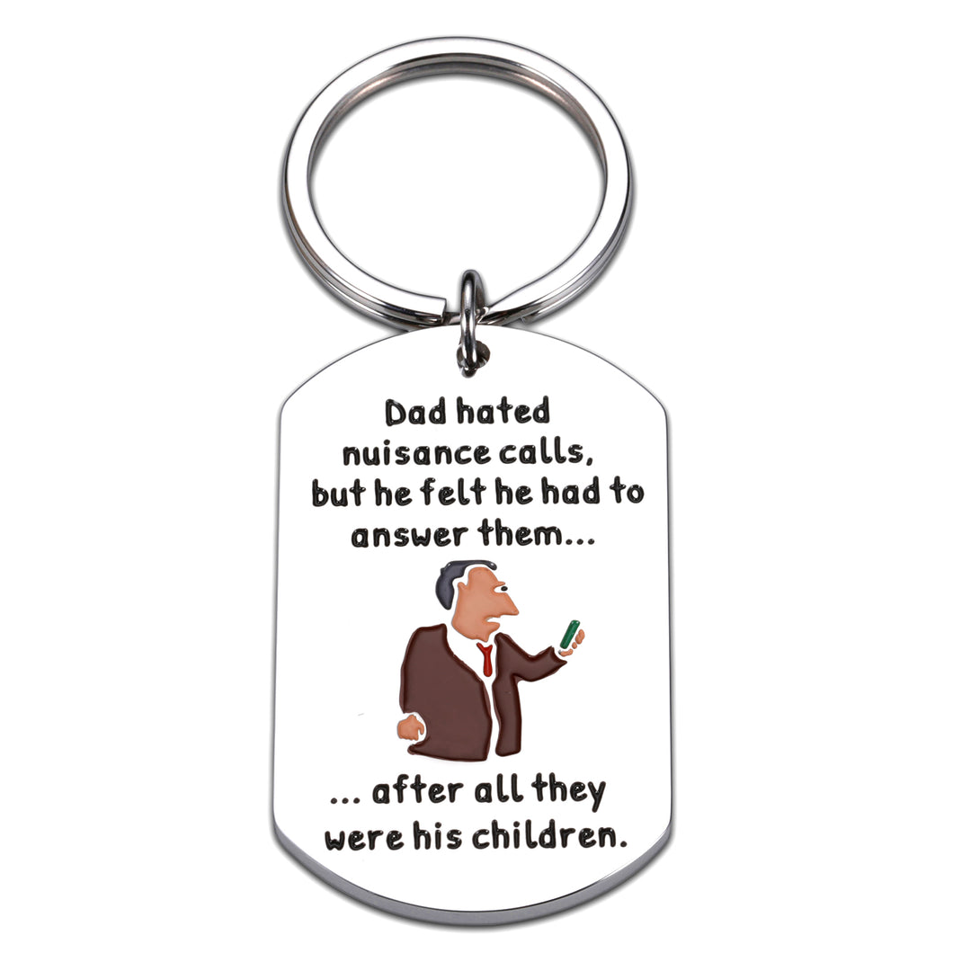 Funny Dad Gifts Keychain, Fathers Day Dad Gifts from Daughter Wife Son Kids, Step Dad Father in Law Gifts for Dad, Stepdad Father's Day Birthday Gifts for Husband Grandpa, Father of the Bride Gifts