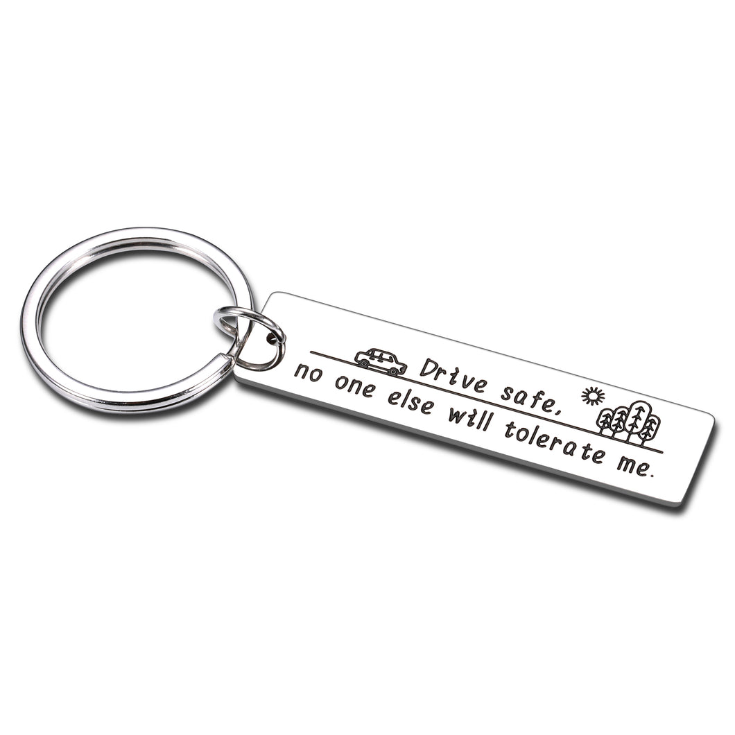 Kids Valentines Day Gifts for Him Her New Driver Gifts for Boyfriend from Girlfriend Wife Drive Safe Keychain for Boyfriend Husband Son Daughter Best Friend Birthday Christmas Gifts for Women Men