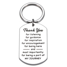 Load image into Gallery viewer, Boss Day Thank You Gifts for Men Women, Appreciation Keychain Gift for Employees, Farewell Going Away Leaving Gift for Coworkers, Leader Mentor Teacher Retirement Birthday Thanksgiving Gratitude Gift
