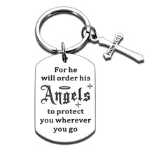 Load image into Gallery viewer, Bible Verse Keychain Christian Religious Gifts for Women Men Christmas Stocking Stuffers for Husband Wife Inspirational Birthday Baptism Gifts for Son Daughter Faith First Communion Gifts for Girl Boy
