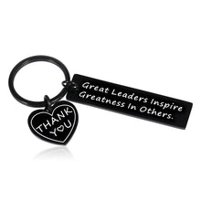 Load image into Gallery viewer, Boss Day Gifts Keychain for Female Male Boss Leader Employers Thank You Appreciation Gifts for Boss Retirement Farewell Birthday Gifts for Women Men Boss Lady from Coworkers Colleagues
