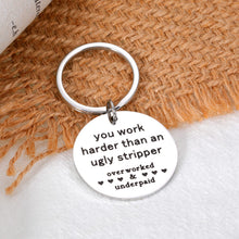 Load image into Gallery viewer, Funny Coworker Keychain Gift for Women Men Employee Appreciation Office Thank You Gift for Colleagues Boss Friends Leaving Farewell Retirement GoodBye Inspirational Gifts for Him Her

