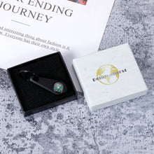 Load image into Gallery viewer, Delujouberst Inspirational Gift Keychain The Adventure Begins Moving Gift for Women Man
