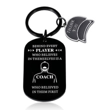 Load image into Gallery viewer, Coach Christmas Thank You Gift Football Soccer Volleyball Baseball Softball Cheer Coach Appreciation Gift for Men Sports Coach Gift for Women Team Keychain Gift Birthday Retirement Present for Him Her
