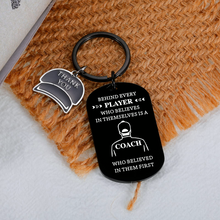 Load image into Gallery viewer, Coach Christmas Thank You Gift Football Soccer Volleyball Baseball Softball Cheer Coach Appreciation Gift for Men Sports Coach Gift for Women Team Keychain Gift Birthday Retirement Present for Him Her
